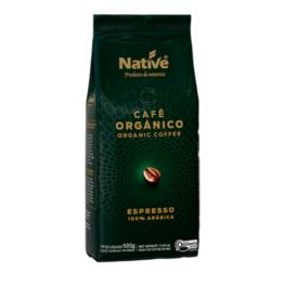 Café en grano orgánico. 500 gr